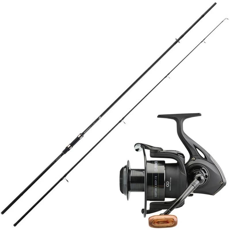 ENSEMBLE CARPE PROWESS SCORPIUM + MOULINET SCORPIUM X 1 ENSEMBLE CARPE PROWESS SCORPIUM + MOULINET SCORPIUM X