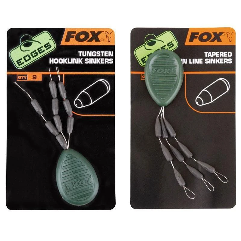 PLOMB TUNGSTENE FOX EDGES SINKERS 1 PLOMB TUNGSTENE FOX EDGES SINKERS