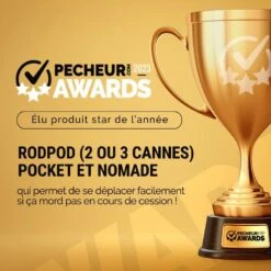 ROD POD FOX BLACK LABEL SLIM POD -Promos Canne Sauvage Magasin rod pod fox black label slim z 2605 260548 2