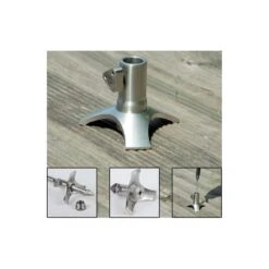 SUPPORT ANTI ROTATION CARP SPIRIT INOX 300 DECK STAND AND ANTI TWIST COLLAR